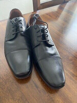 Florsheim Midtown Plain Toe Oxford Men S Size 8D Black EBay