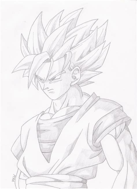 Goku Pencil Sketch