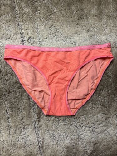 Vintage Victorias Secret Bikini Panties Orange And Pink Size M EBay