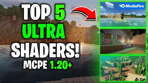 Top 5 Shaders Realistas Para Minecraft PE 1 20 1 21 ULTRA REALISTAS E