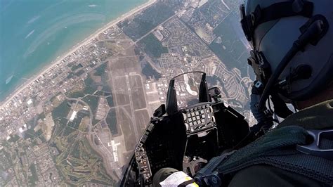 Watch Over the Shoulder F-16 Demonstration Flight at the Myrtle Beach ...