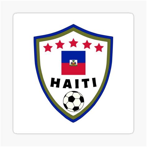 "Haiti Football Team" Sticker for Sale by Footballunite | Redbubble