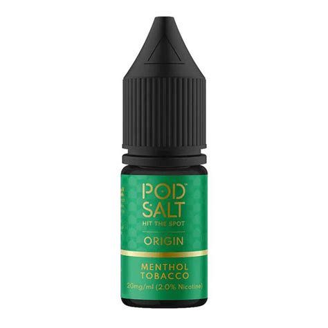 Pod Salt Origin Menthol Tobacco Nikotinsalt 14mg 10ml ISmokeKing Se