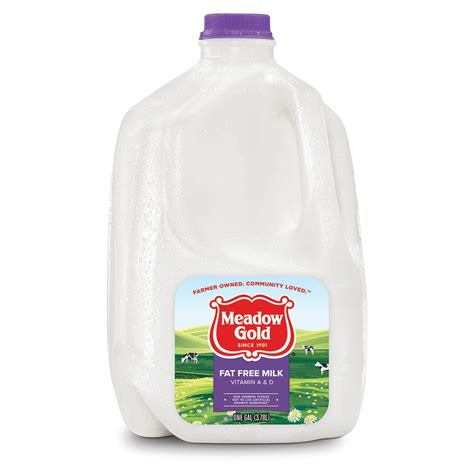 Amazon Meadow Gold Fat Free Milk With Vitamin A And Vitamin D