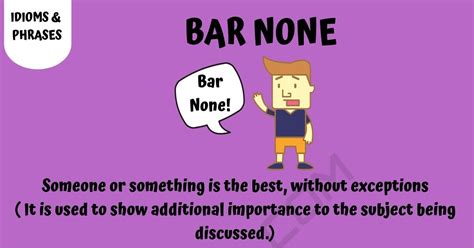 Bar None Meaning With Helpful Conversations In English 7 E S L