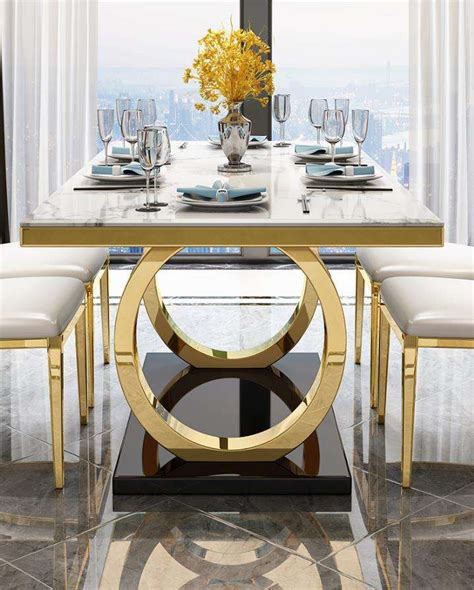 China Factory Directly Wholesale European Dining Set Luxury Dining