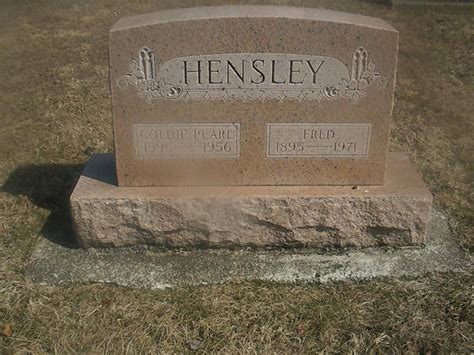 Frederick Fred Hensley 1895 1971 Mémorial Find a Grave