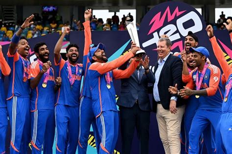 [watch] Rohit Sharma And Co Take Part In Victory Parade To Celebrate 2024 T20 World Cup Trophy