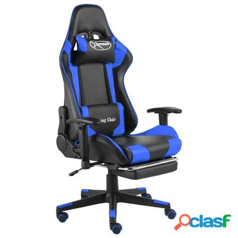 Cadeira De Gaming Girat Ria Apoio De P S Pvc Azul Em Portugal