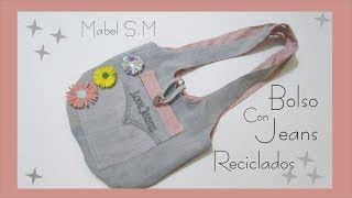 Venta Bolsos Con Jeans Viejos En Stock