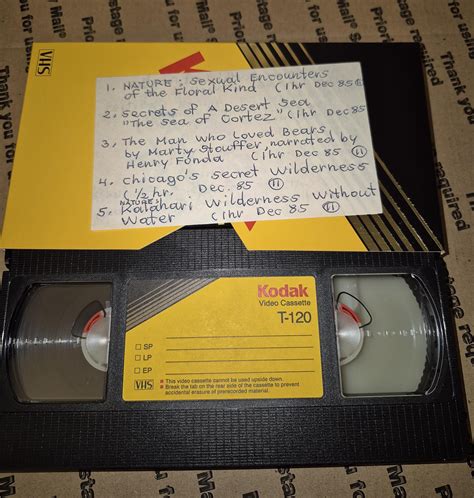 Recorded VHS Tape Chicago 1980's PBS Documentaries 6 Hours - Etsy