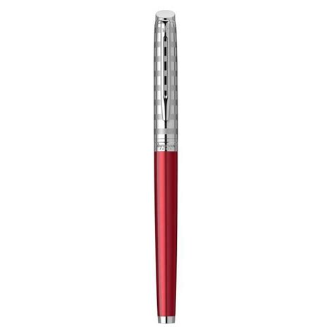 Waterman Hemisphere Deluxe Stylo Plume Rouge Avec Capuchon Cisel