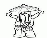 Coloriage Lego Ninjago Sensei Wu Dessin Ninjago Imprimer