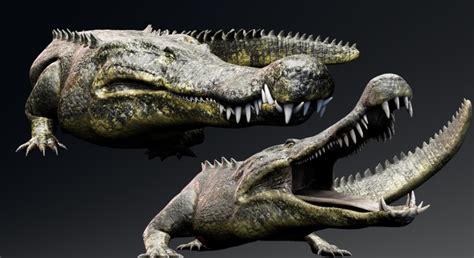 Deinosuchus Crocodile In Characters UE Marketplace