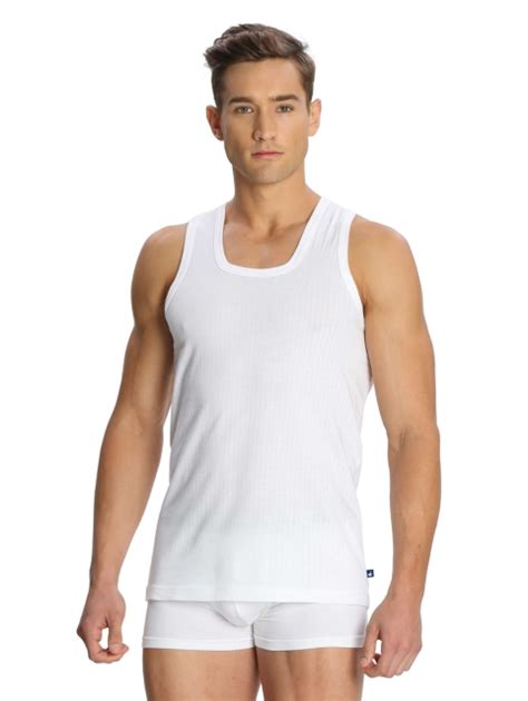 Jockey White Modern Vest Bhalei