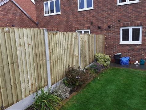 Fully Framed Feather Edge Panels Tafs Garden Co Telford Shropshire