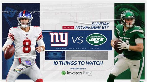 Giants vs. Jets Preview: 10 Things to Watch