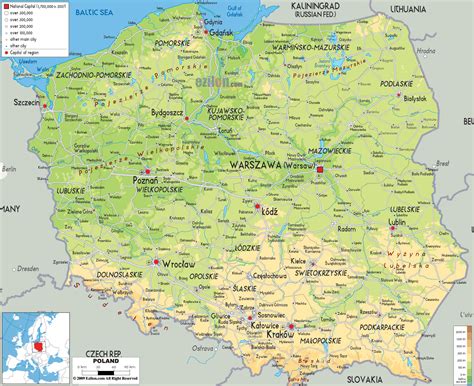 Maps Of Poland Detailed Map Of Poland In English Tourist Map Of