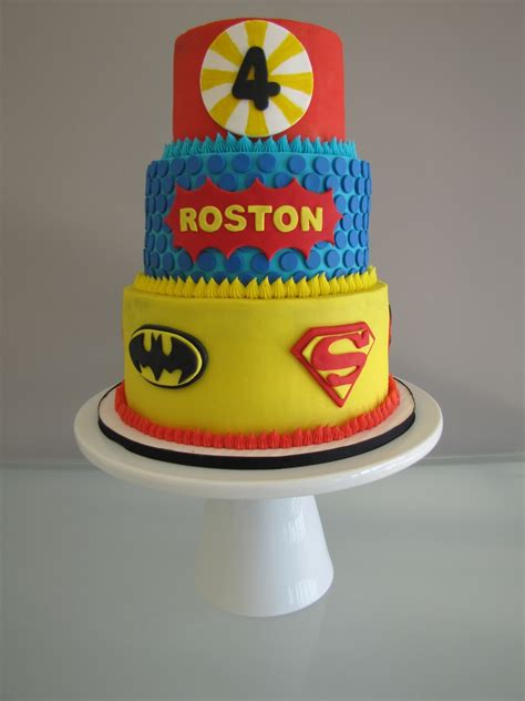 Superhero Birthday Cake - CakeCentral.com