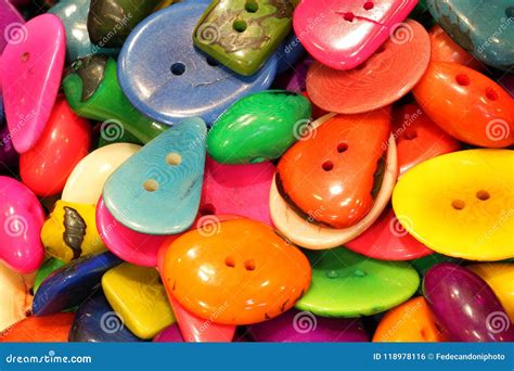 Buttons Made With Vegetable Ivory Made From The Nut Of A Tropica Stock