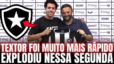 SAIU AGORA DEIXOU A TORCIDA EM CHOQUE TEXTOR FECHA O NEGÓCIO