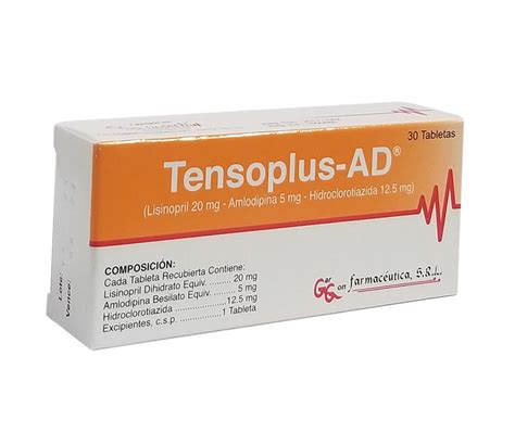 Tensoplus AD Tabletas FarmaciaRD