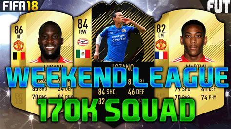 Fifa K K Squad Builder Feat Lozano If Lukaku Martial Fut