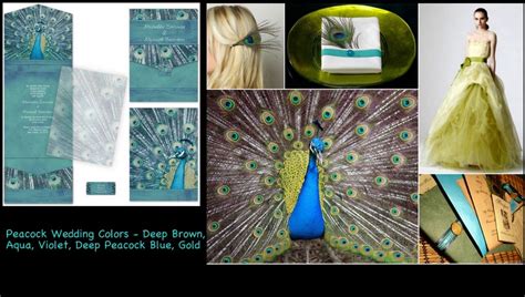 Wedding on the Cards: Peacock Wedding Theme