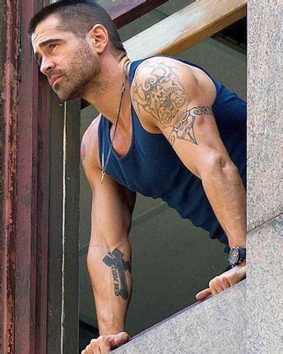 Colin Farrell Left Sleeve Tattoo Celebrity Tattoos Best Celebrity Tattoos Tattoos