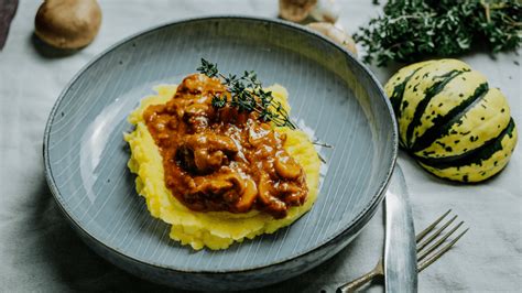 Seitan Pilz Bourguignon Tofu Nagel