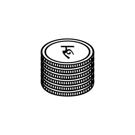 Nepal Currency Symbol, Nepalese Rupee Icon, NPR Sign. Vector ...