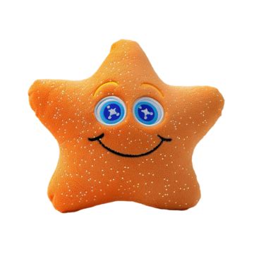 Feliz Estrela Laranja Carinha Sorridente Png Estrela Laranja