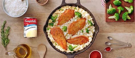 15-Minute Chicken & Rice Dinner Recipe | Campbell's Kitchen