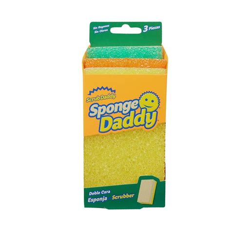 Paquete De Fribras Sponge Daddy Doble Cara Con 3 Pzas Walmart