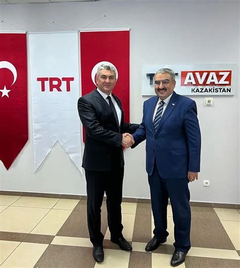 The Ambassador Of Turkmenistan To Kazakhstan And The Head Of The Trt