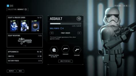 Star Wars Battlefront Ii Interface In Game Video Game Ui