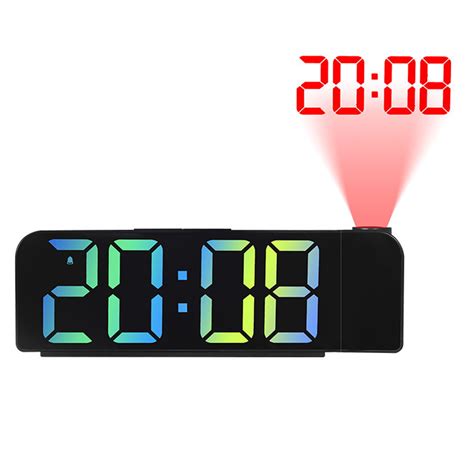 Projection Alarm Clock For Bedroomled Digital Clock Projection On