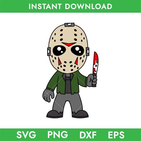 Jason Voorhees Chibi Svg Jason Voorhees Svg Horror Movie S Inspire