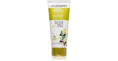 Babaria Olive Hand Cream With Olive Oil Review Notino Co Uk