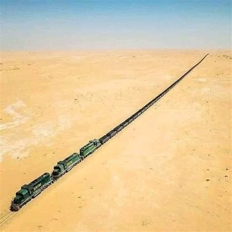 One Of The Longest Trains In The World Is The Km Long