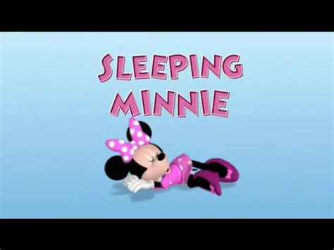 Mickey Mouse Clubhouse Minnie Sleeping