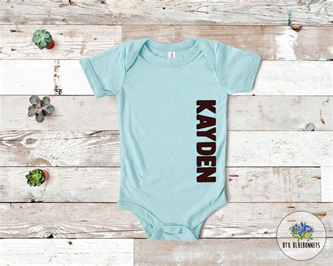 Personalized Baby Boy Onesie® Htv Vinyl Outfit Baby Boy Etsy