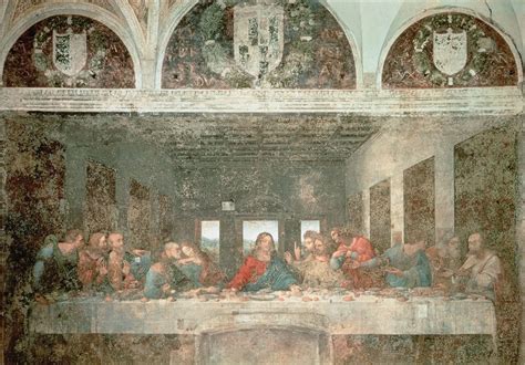 Leonardo Da Vinci Last Supper Top Uncleaned Bottom Cleaned Ca