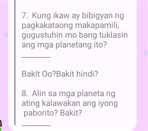 Pls Paki Sagutan To Mamaya Ko Na To Ipapasa Po Pls Karugtong Po Ito Ng