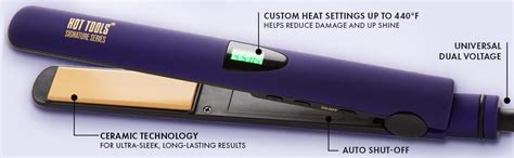 Amazon Hot Tools Pro Signature Ceramic Digital Hair Flat Iron Silky Smooth Professional