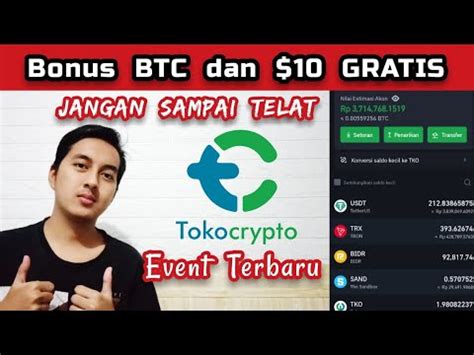 Cara Dapatkan Bitcoin BTC Gratis Di TOKOCRYPTO Pemula Wajib Tonton