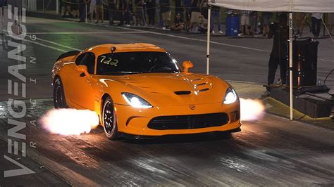 2014 Dodge Viper TA Twin Turbo Vengeance Racing 1 4 Mile Trap Speeds 0