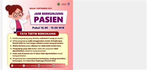 Jam Berkunjung Pasien Di Rsud Dr Moewardi Mulai 1 September 2023