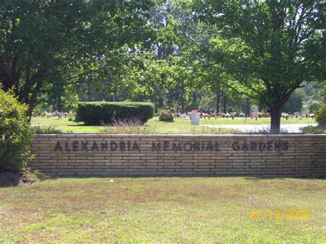 Alexandria Memorial Gardens In Woodworth Louisiana Find A Grave Cemetery