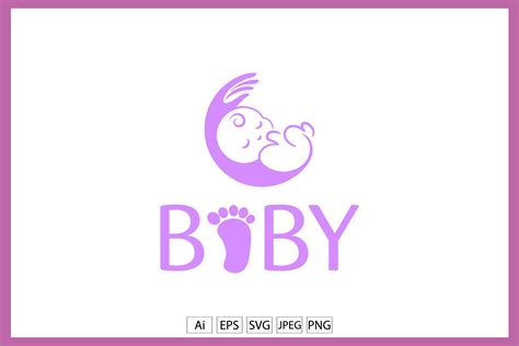 Logo Design ( Baby Care ) Graphic by World of graphics · Creative Fabrica